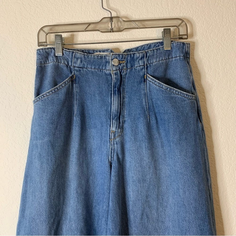 Pilcro Corset High-Rise Crop Culotte Jeans 28 - Picture 5 of 11